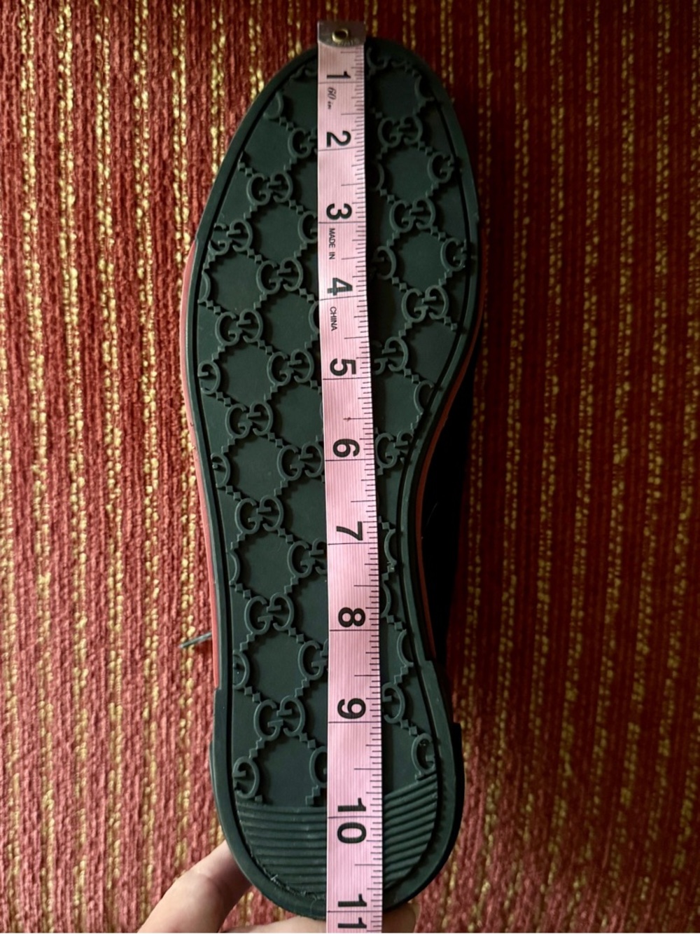 Gucci Suede Trainer Sneakers size 8.5 - Picture 10 of 10